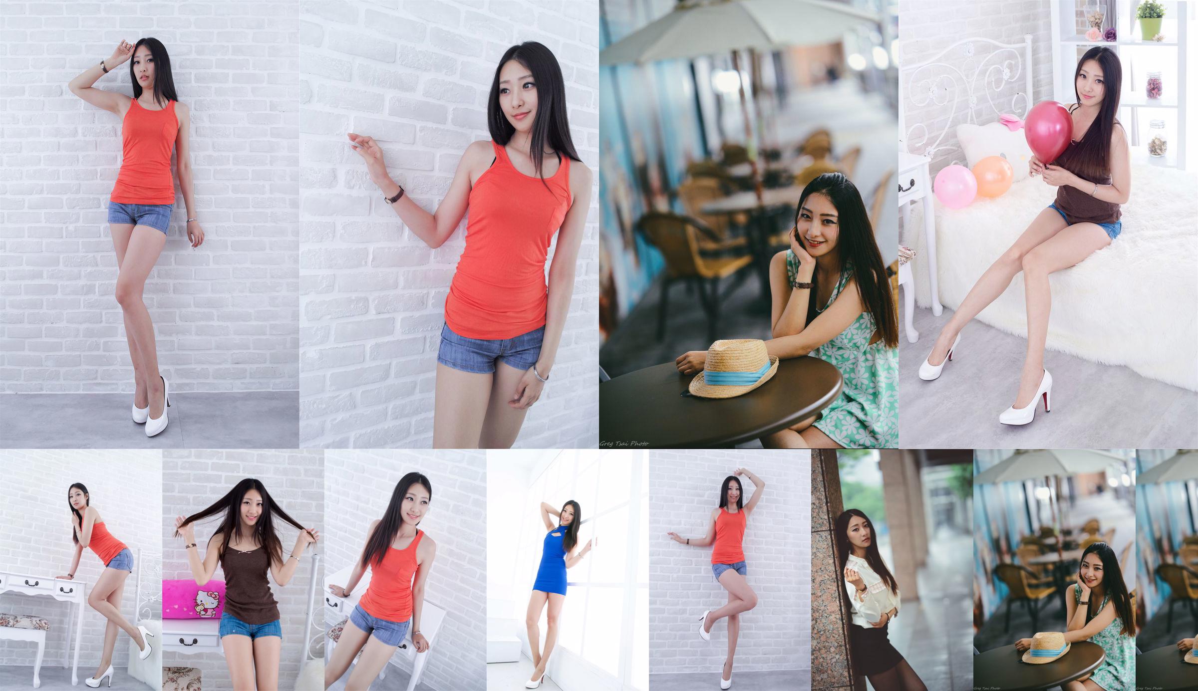 [Taiwan netto beroemdheid schoonheid] Joan Xiaokui, frisse benen model stijl + Xinyi straat schieten No.c05a2a Pagina 1