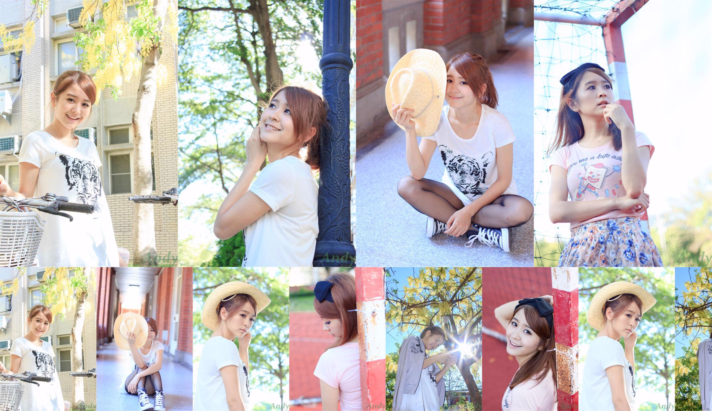 Vòng tròn người mẫu xinh đẹp Đài Loan / Guo Yanling "School Time" No.d40dfd Trang 1