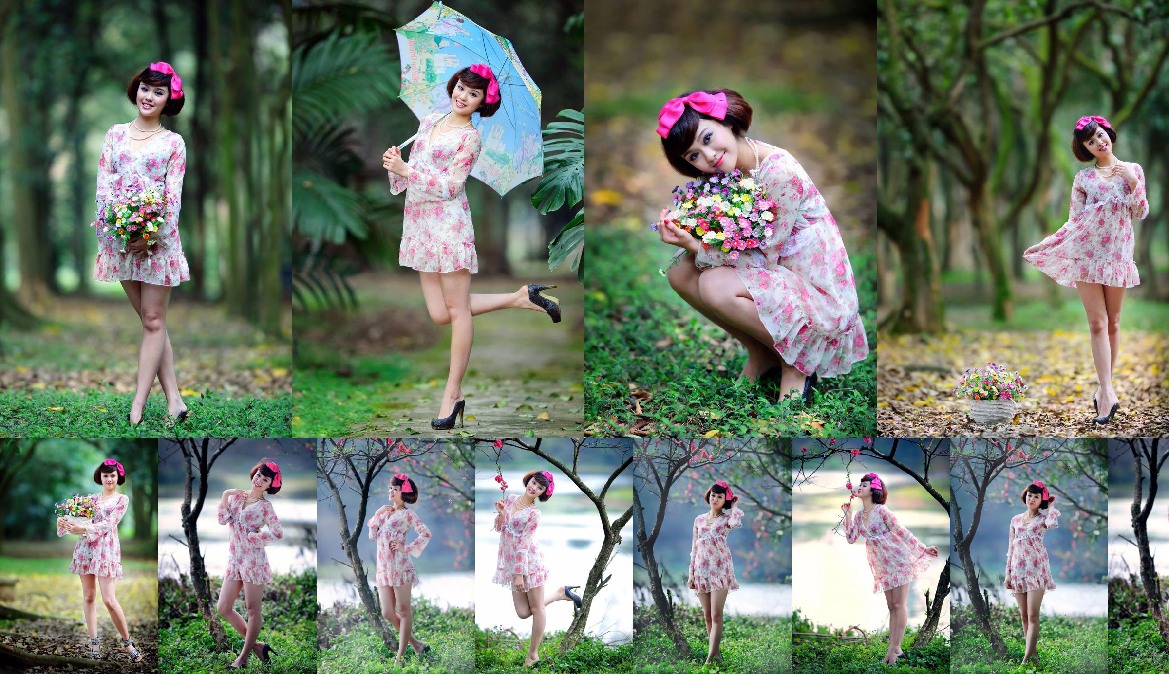 Ragazza taiwanese Yin Zhi "Riprese all'aperto di bei vestiti colorati" No.58b189 Pagina 1