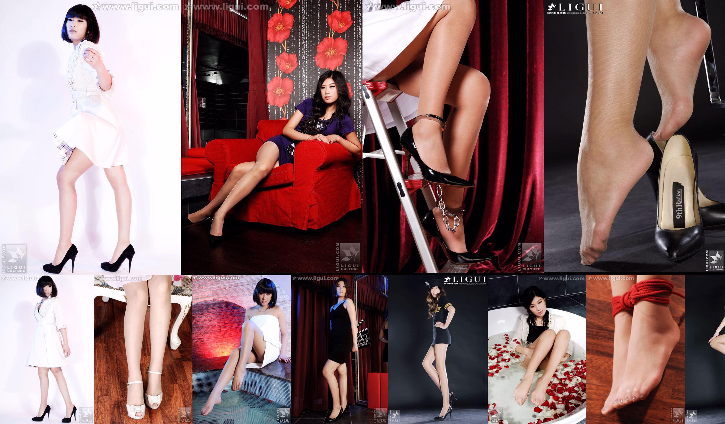 Model Siyu "High-heeled Charm in Gorgeous Scenery" [丽柜LiGui] Photo of beautiful legs and feet No.3d415a Page 1