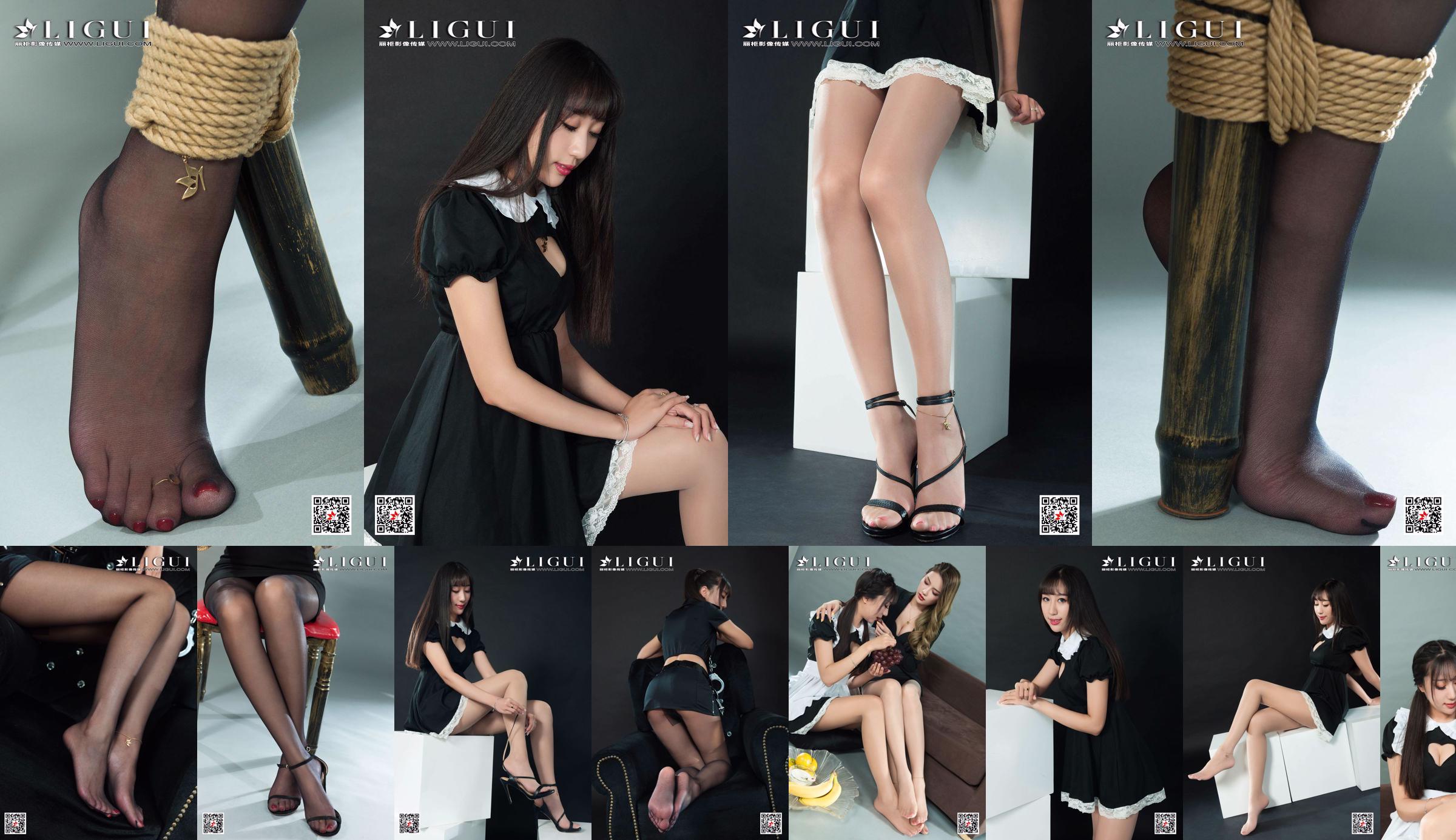 Model Xuan Xuan "족쇄를 입은 블랙 와이어 경찰"[丽 柜 Ligui] 사이버 뷰티 No.44d266 페이지 1