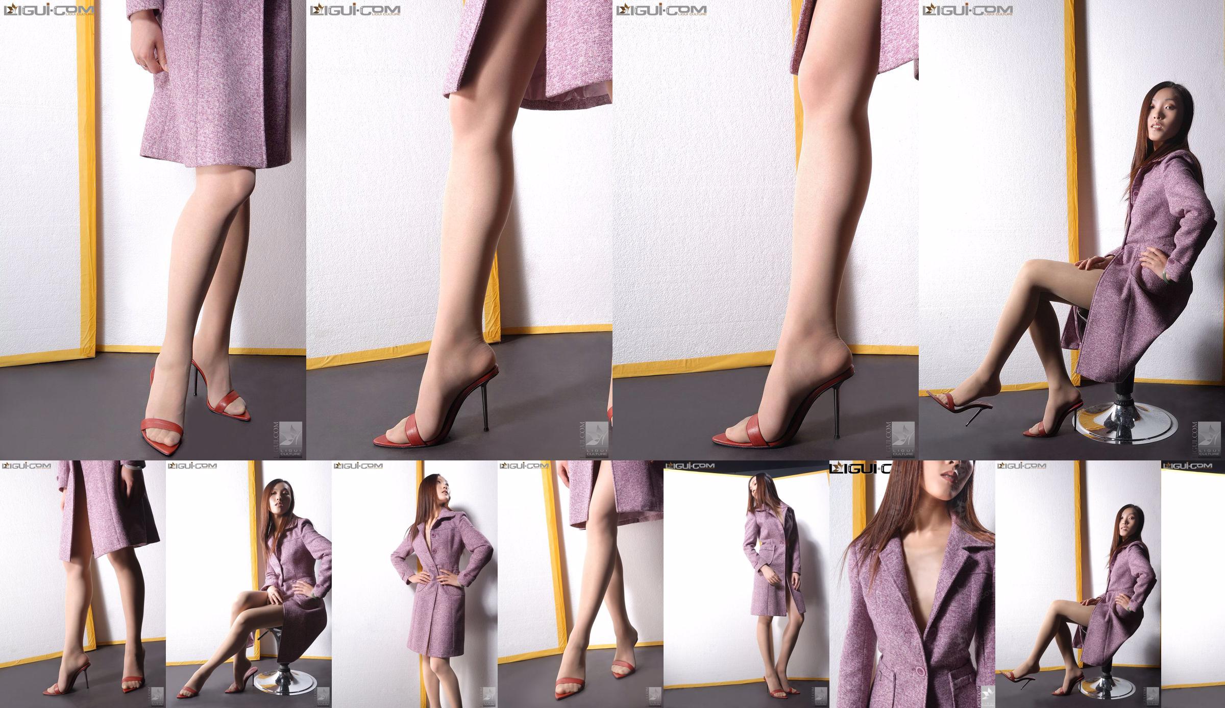 Modèle Zhang Ai "Yew Girl with High Heels" [Ligui LiGui] Photo de belles jambes et pieds No.d2f153 Page 1