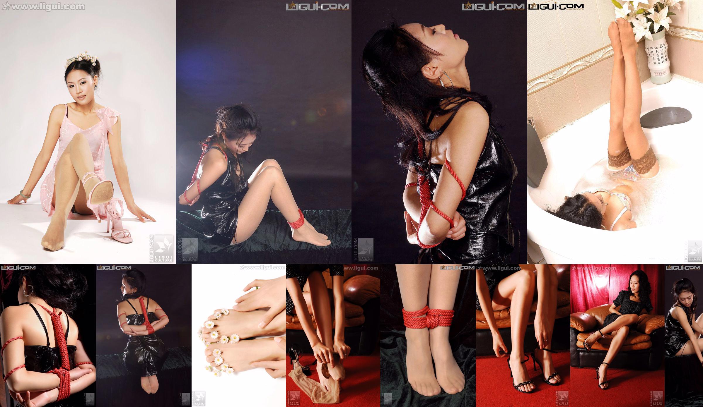 Model 凯 咪 《Bathroom Desire》 [丽柜 LiGui] 丝foot Photograph No.79005a Page 1