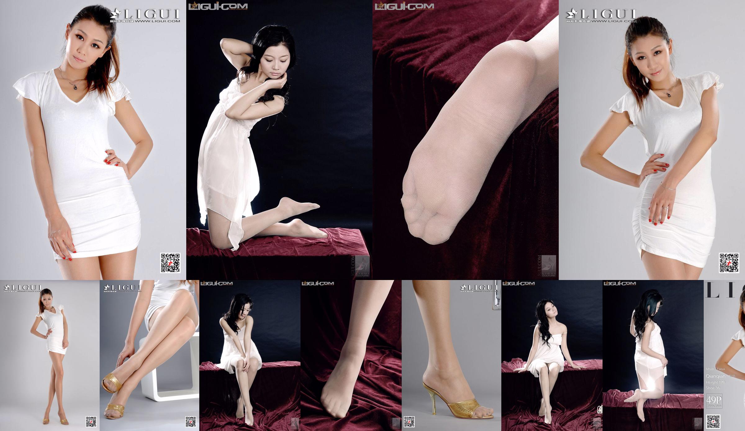 모델 Qianqian "긴 다리를 가진 키 큰 소녀"[LIGUI] 네트워크 뷰티 No.699d37 페이지 1