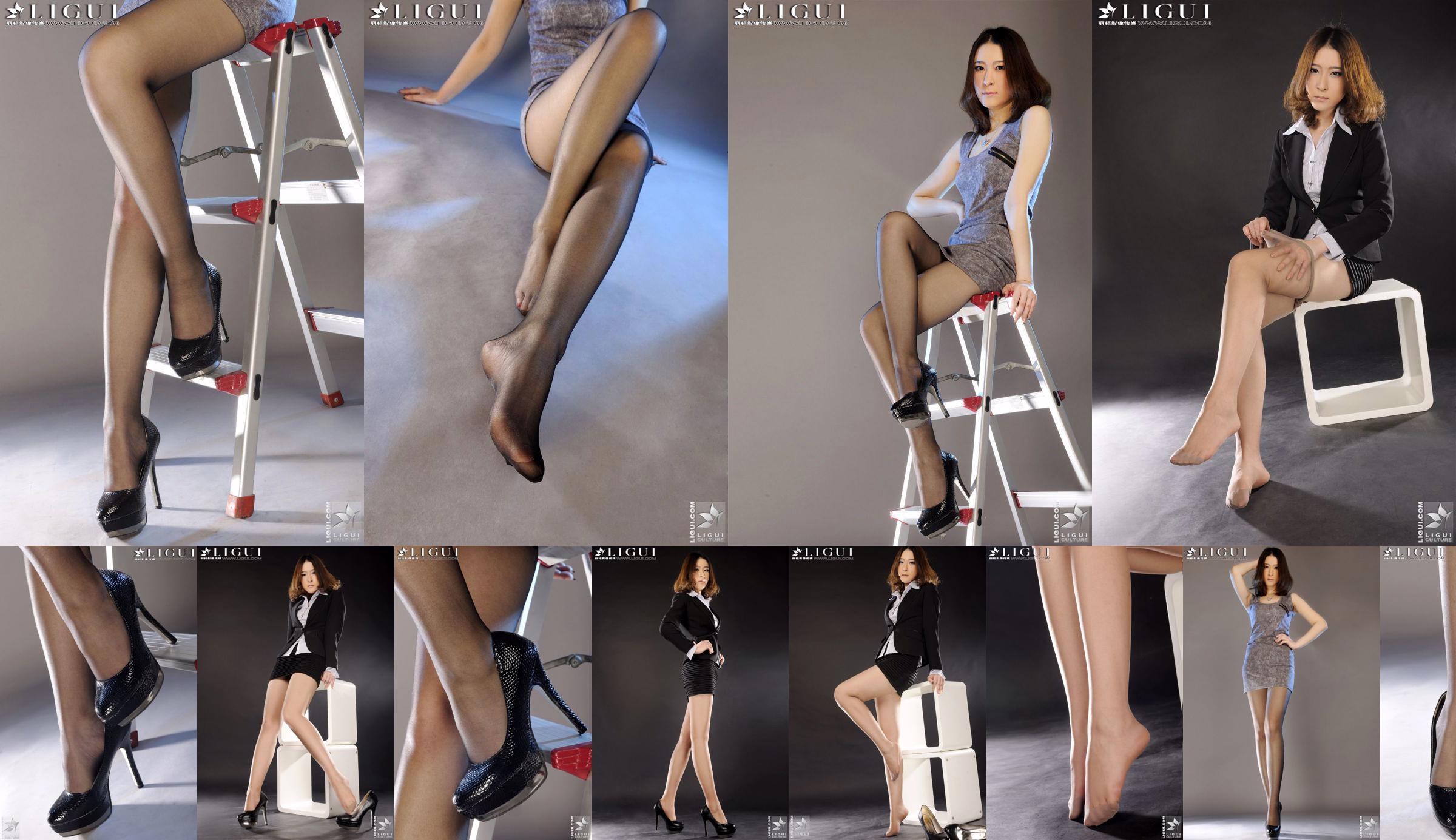 นางแบบ LiLy "Ross OL Beauty Foot" [丽柜 LiGui] รูปถ่ายขาสวยและ Jade Foot No.64ae07 หน้า 1