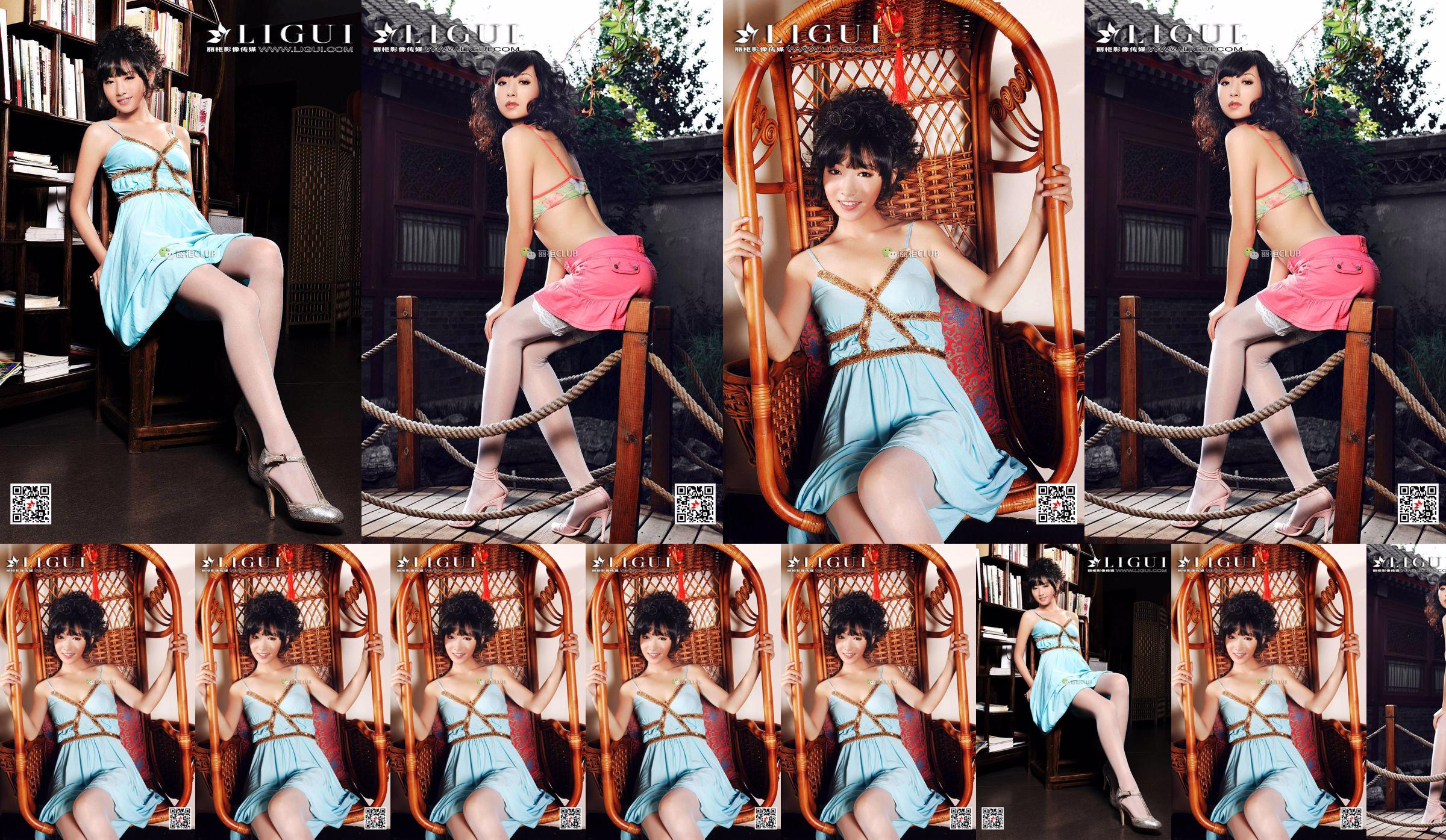 Beinmodell Liu Yao "Classical Beauty Silk" [丽 柜 LIGUI] Schöne Beine in Strümpfen No.380bb9 Seite 1