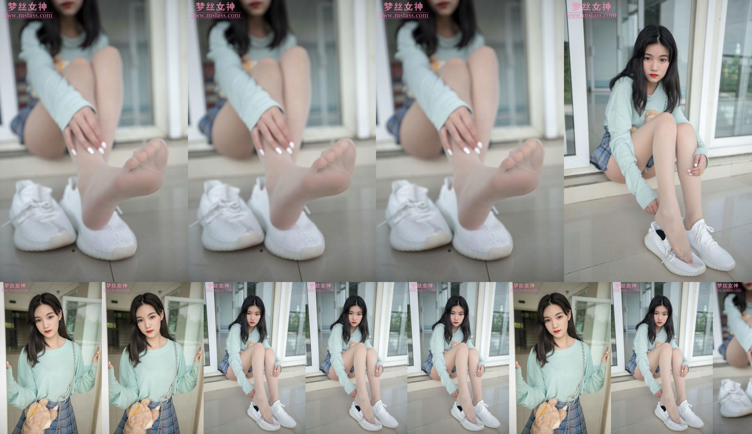 [Dream Silk Goddess MSLASS] Knapperige, stille kleine witte schoenen en kousen No.4ea810 Pagina 1
